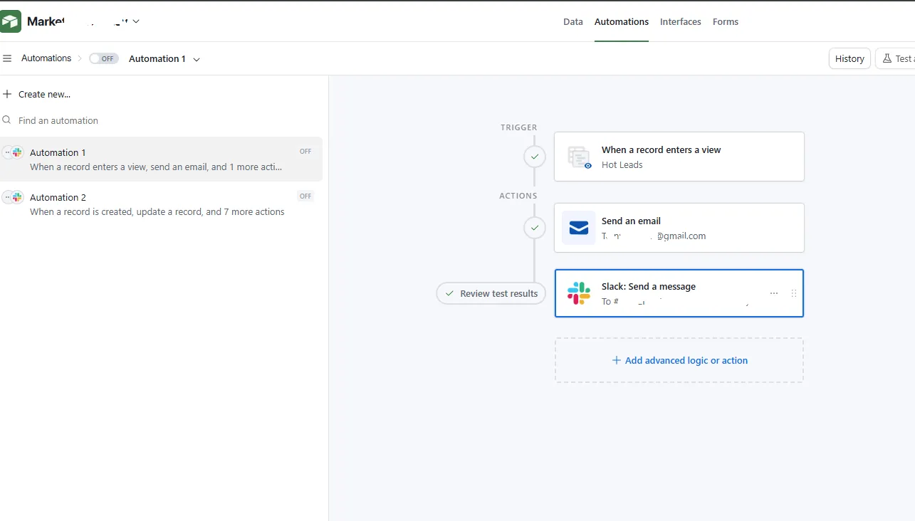 Airtable Hot Leads Automation