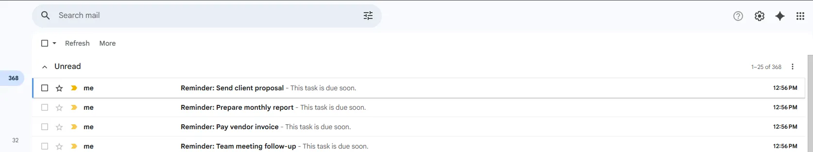 Reminder Emails Sent